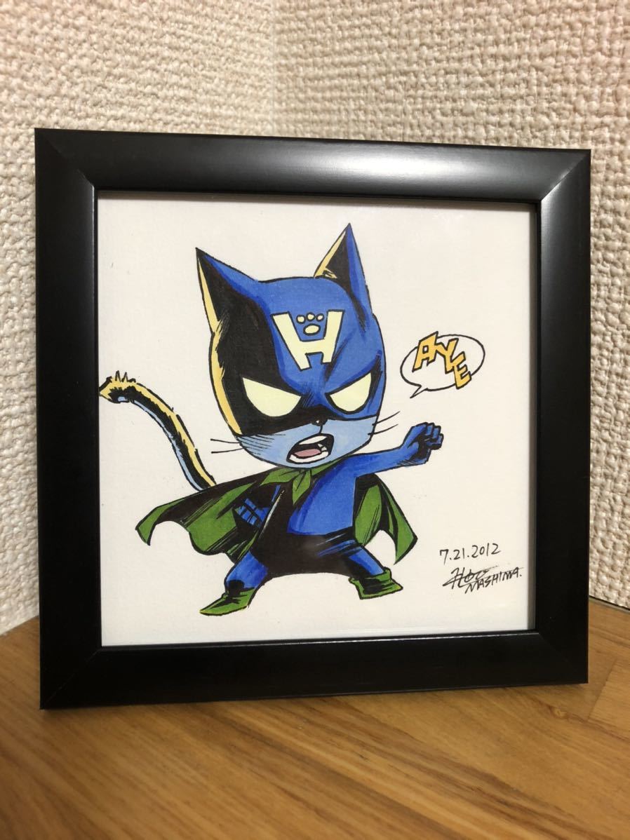 Fairy Tail フェアリーテイル 真島ヒロ先生 直筆サイン 直筆画 直筆イラスト ハッピー バットマン Ft 肉筆画 フレームつき サイン 直筆画 売買されたオークション情報 Yahooの商品情報をアーカイブ公開 オークファン Aucfan Com