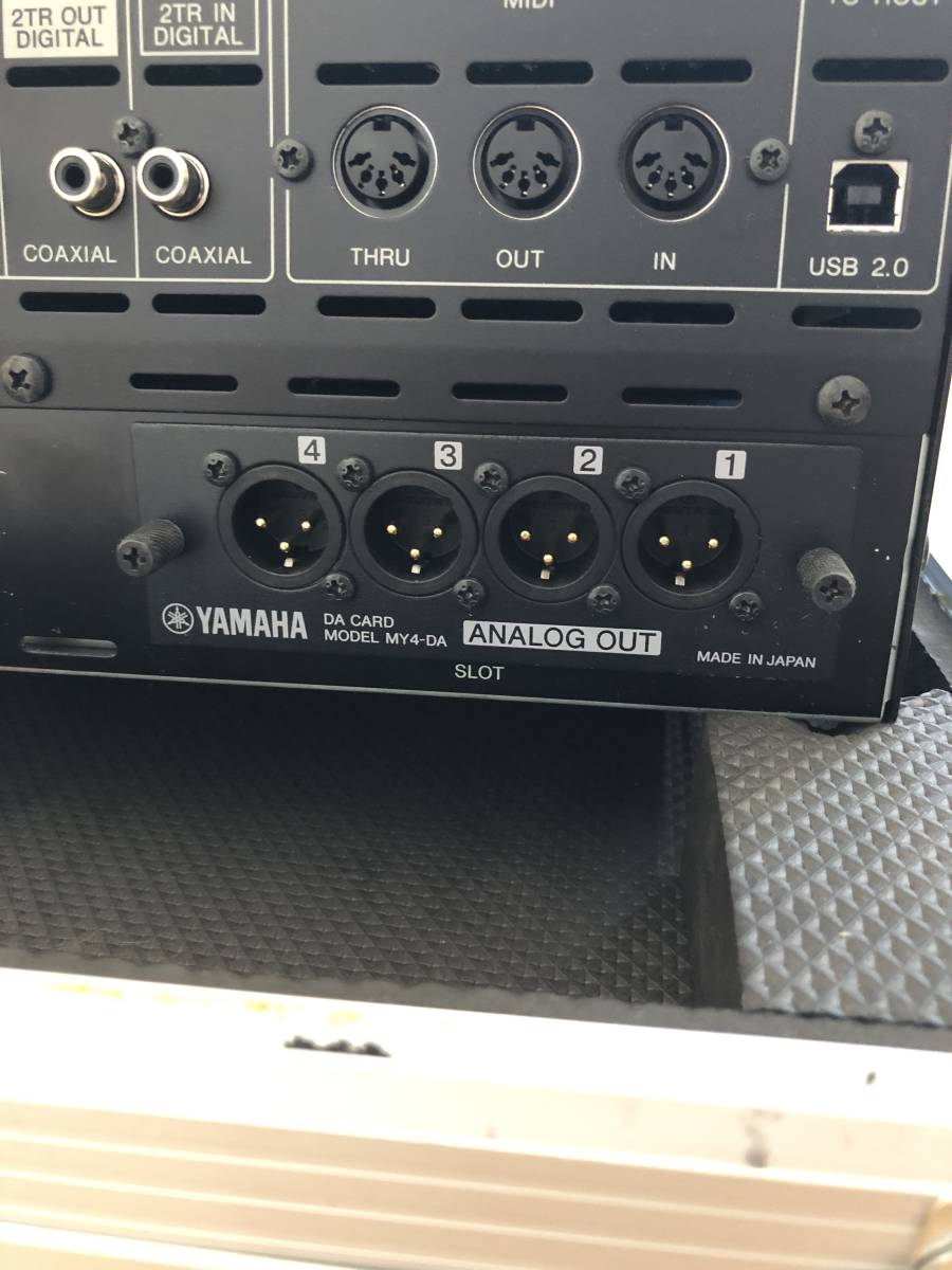 YAMAHA 01V96i O1V96i デジタルミキサー 専用ハードケース・MY4-DA付き 