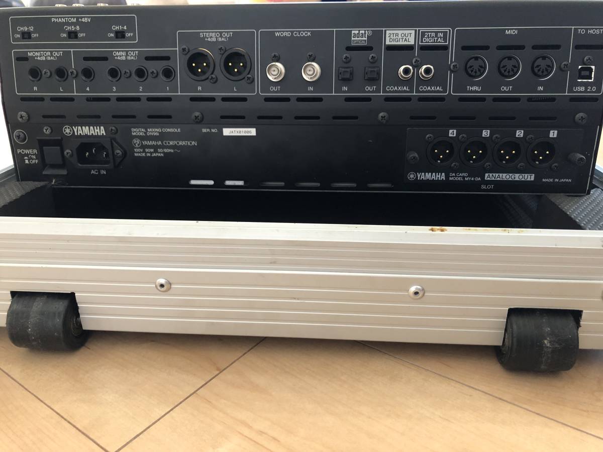 YAMAHA 01V96i O1V96i デジタルミキサー 専用ハードケース・MY4-DA付き 