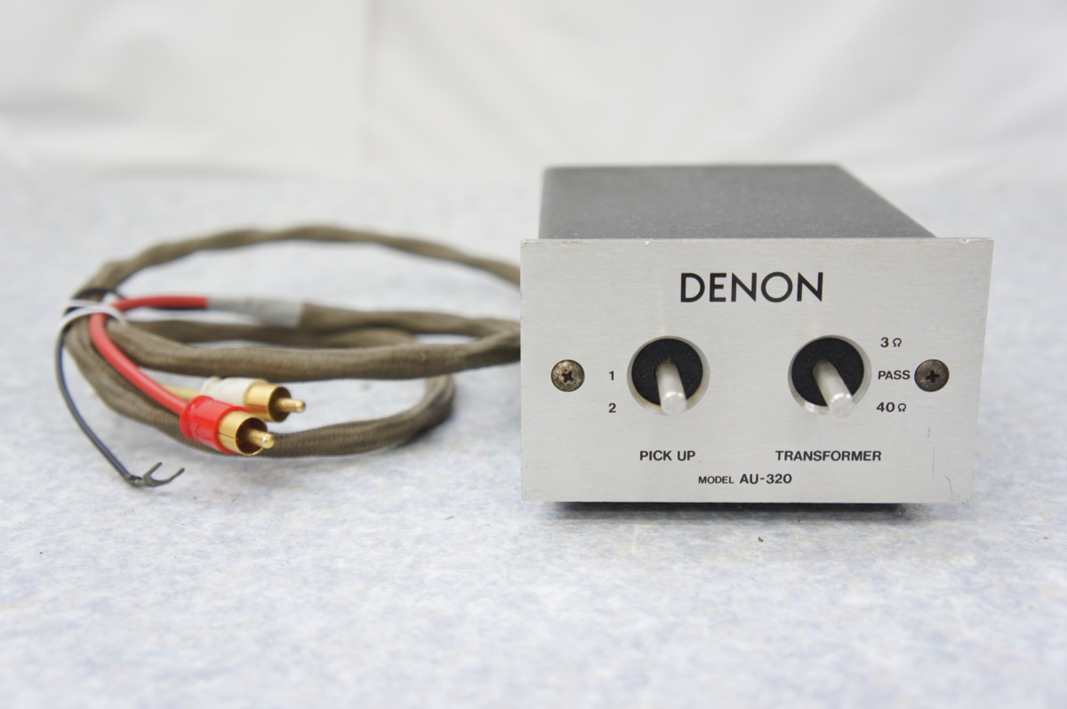 GO] DENON デノン AU-320 MC昇圧トランス □C036960