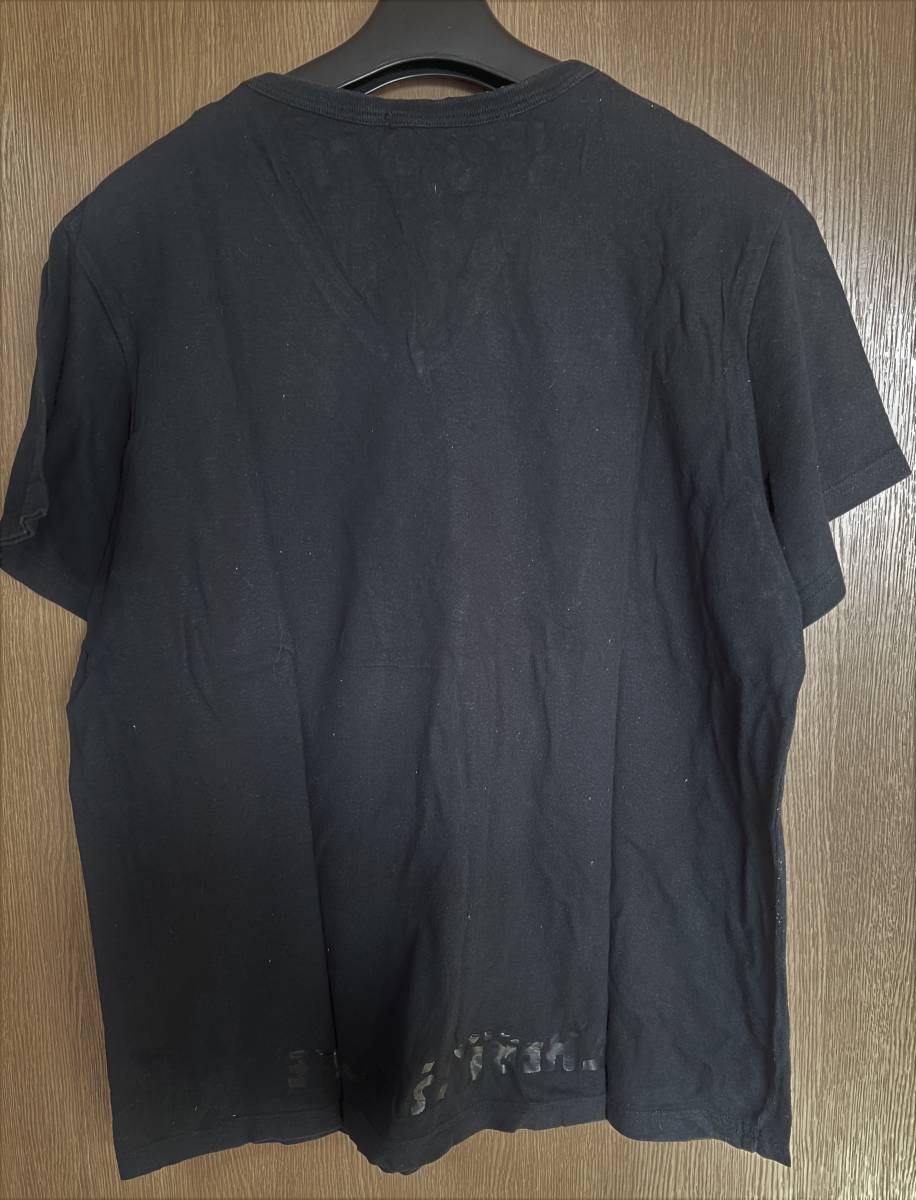 ここのえ期 送料無料】マルタンマルジェラ エイズ Tシャツ 黒 × 黒 M