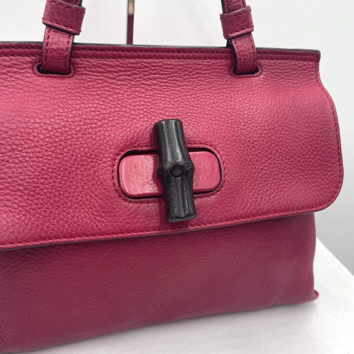 1円〜 【未使用品】 GUCCI グッチ デイリー バンブー ターンロック 