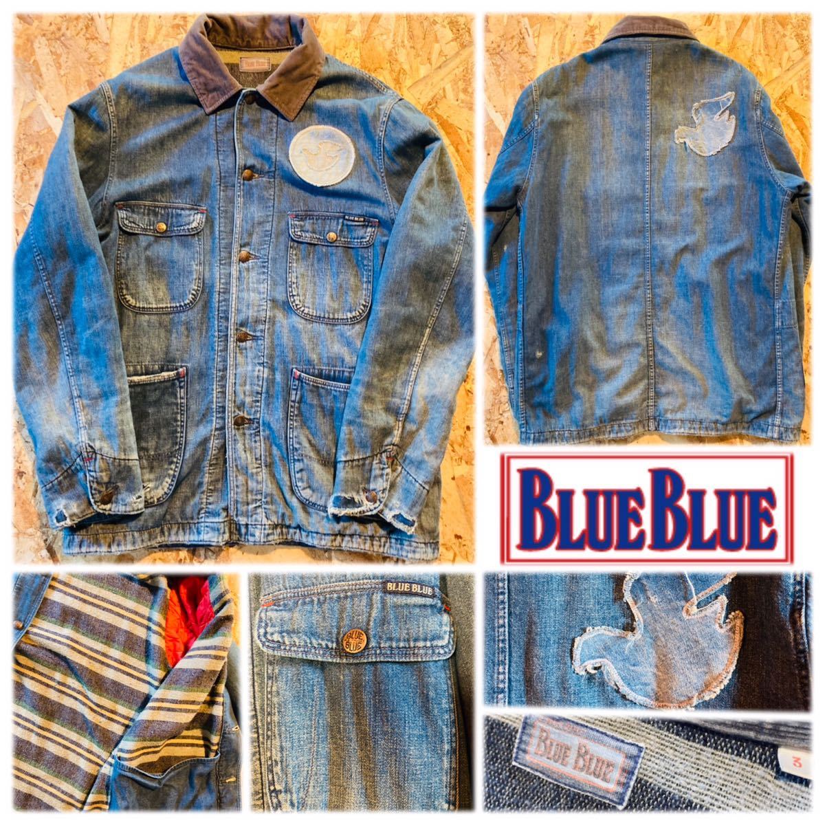 BLUE BLUE DENIM JACKET◇ブルーブルーブランケットライナー 