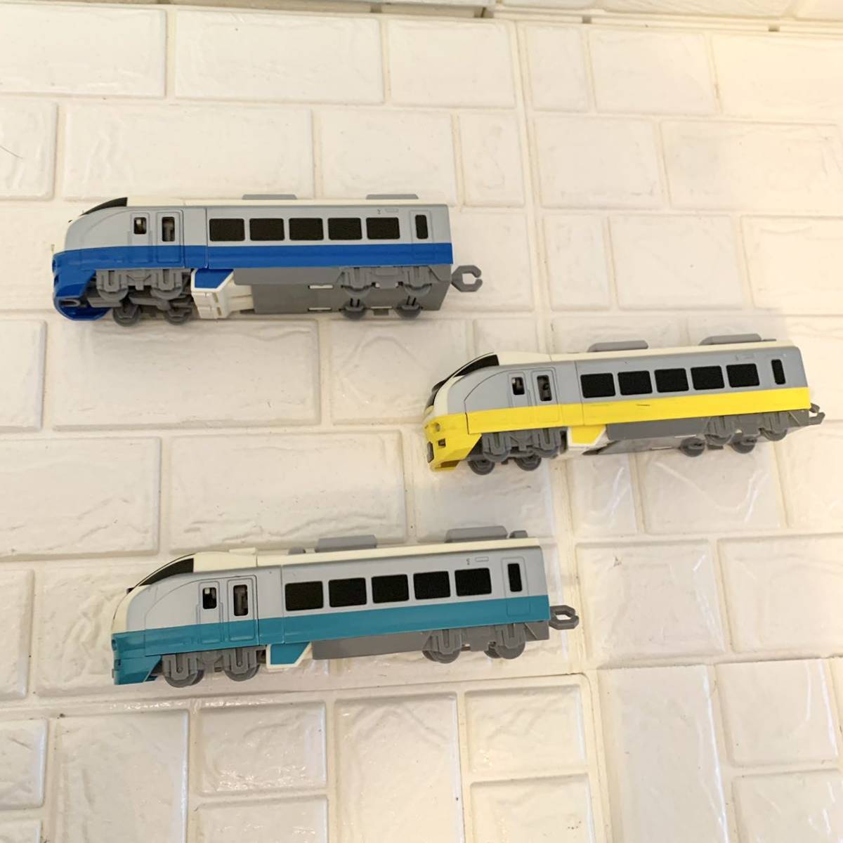 fo1☆ 美品 希少 TOMY トミー フレッシュひたち3兄弟セット 超特急 