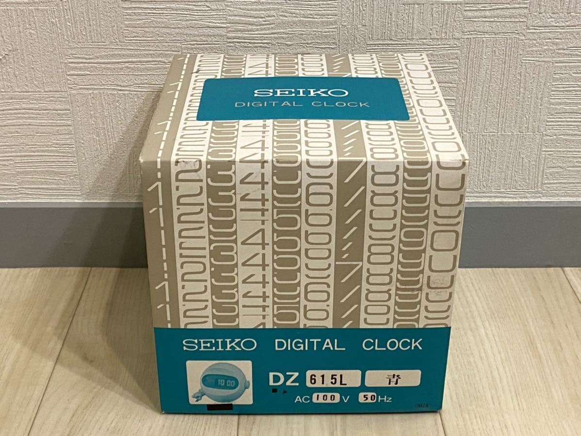 SEIKO パタパタ時計 スペースエイジ ミッドセンチュリー 青色シリーズ