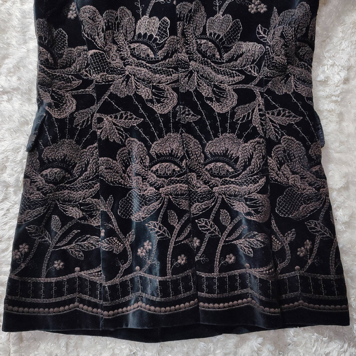 極美品 希少品】Paul Smith ベロア チェスターコート 花柄 フラワー 