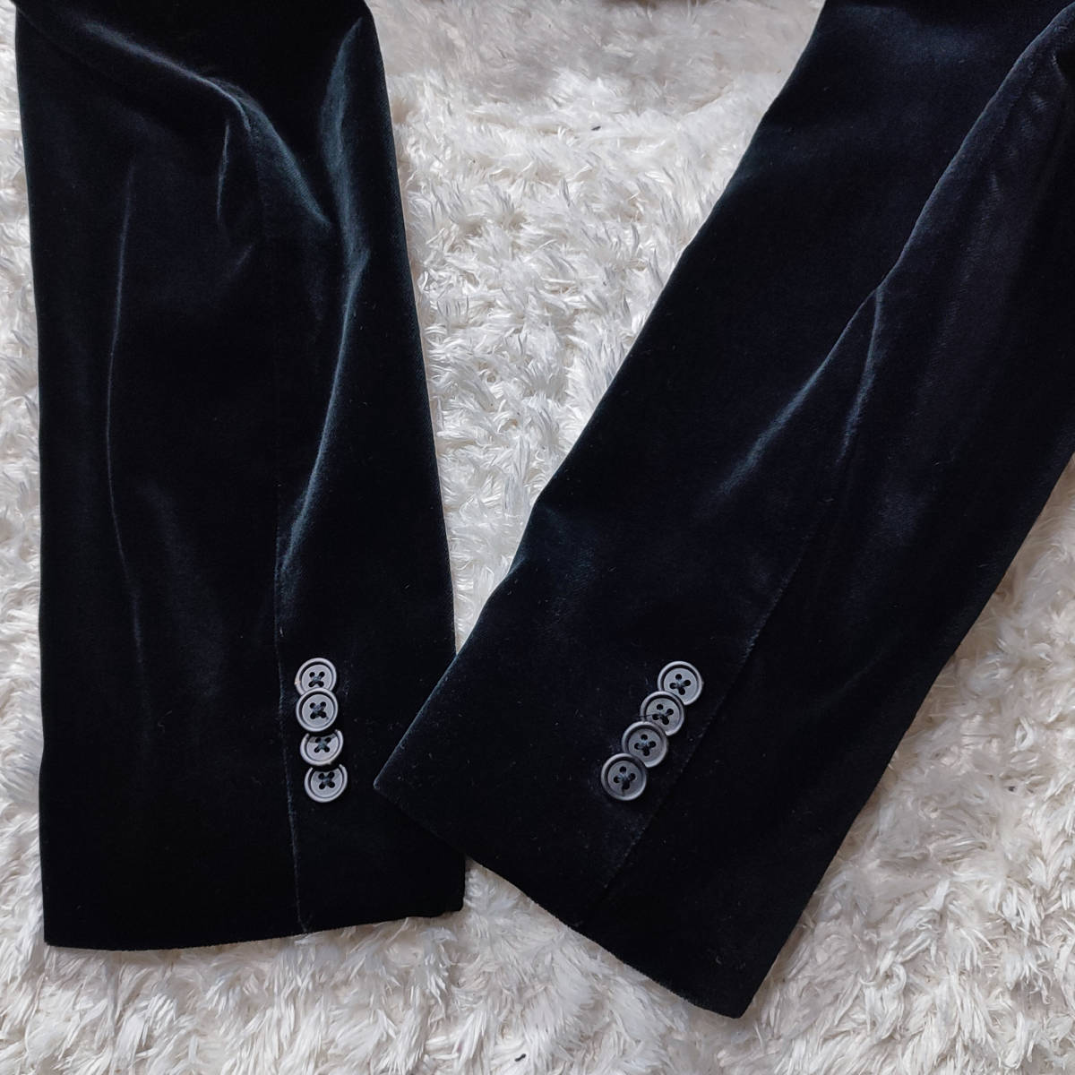 極美品 希少品】Paul Smith ベロア チェスターコート 花柄 フラワー 