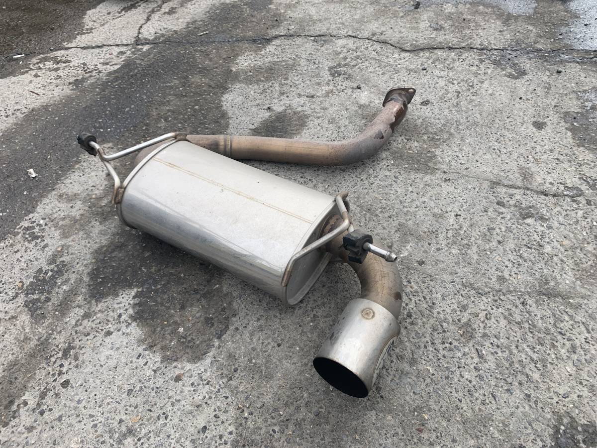 RA1 プレオ 柿本マフラー 社外マフラー 排気漏れ無し 貴重 スーパー  