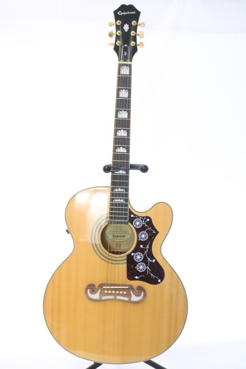 ト石】Epiphone/エピフォン EJ-200SCE/N アコースティックギター