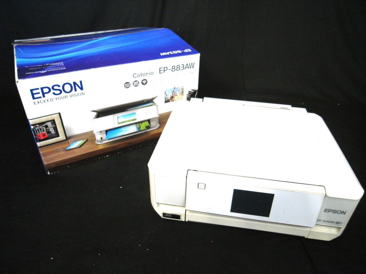 1000円スタート カラリオプリンター Colorio EPSON エプソン EP-806AW プリンター 家電 RR30041