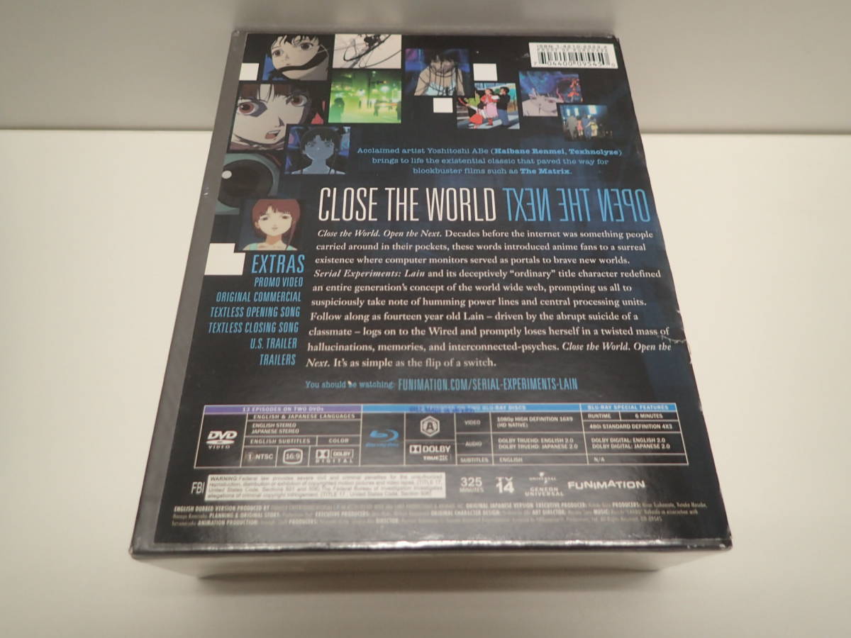 未開封品 serial experiments lain Blu-ray BOX THE COMPLETE 