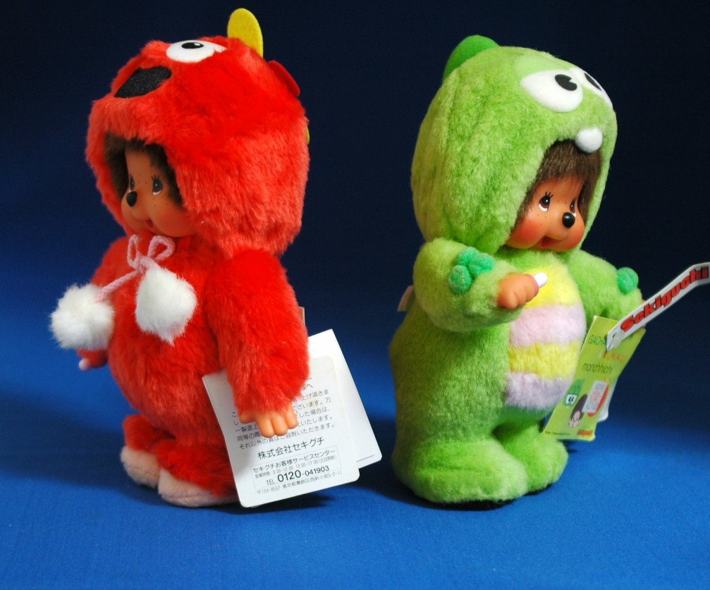 コラボ☆モンチッチ☆ガチャピン・ムック☆全2種☆立ちモン☆セキグチ