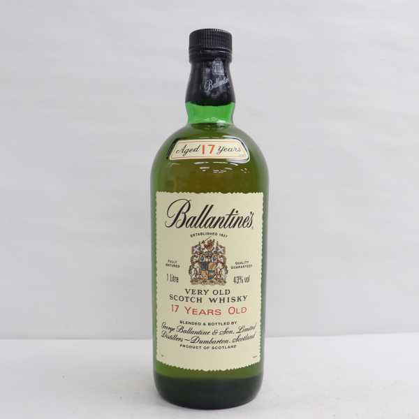 1円~Ballantines（バランタイン）17年 ベリーオールド 43％ 750ml 1円
