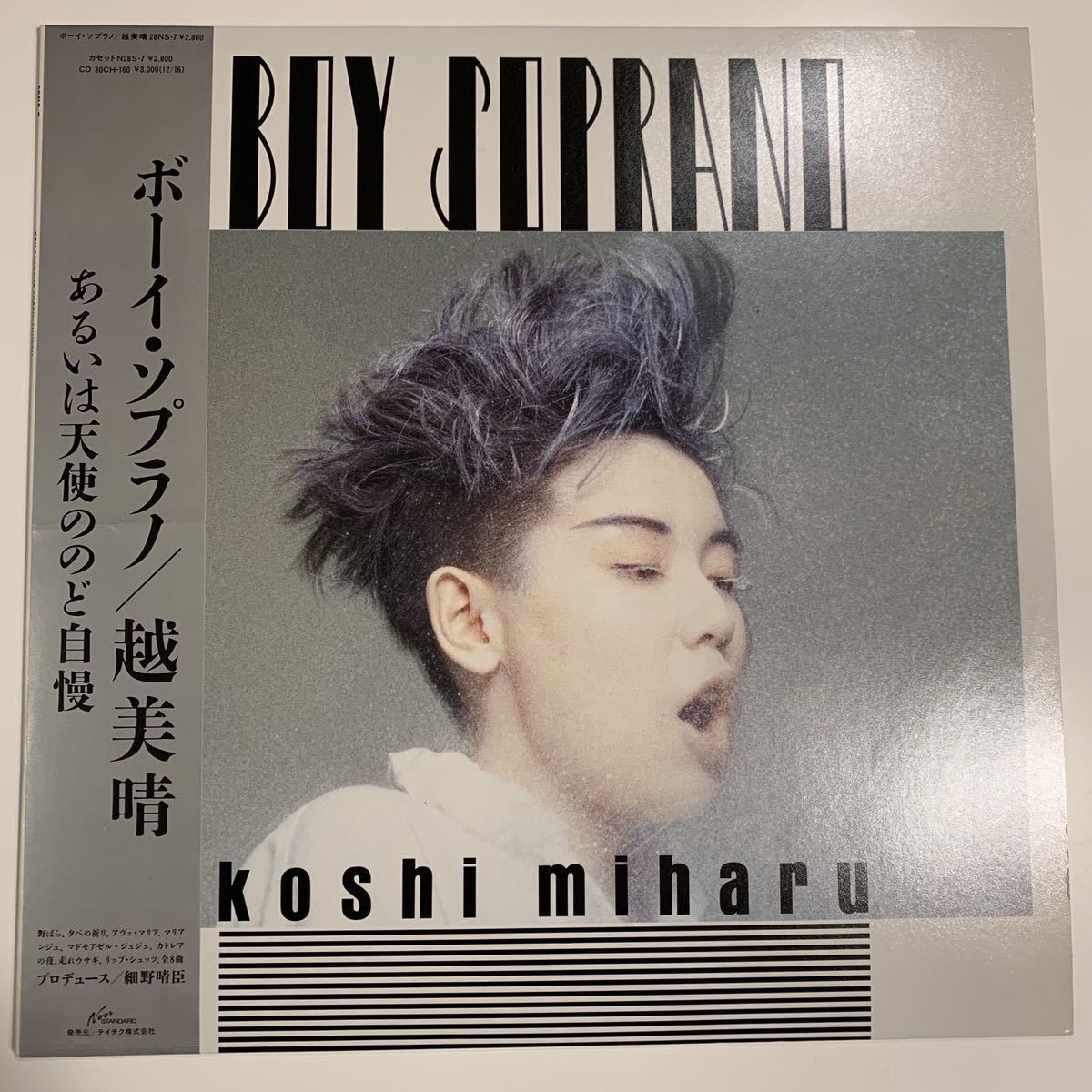  帯付 越美晴 ボーイ ソプラノ MIHARU KOSHI コシミハル BOY SOPRANO 細野晴臣 HARUOMI HOSONO 28NS-7(細野晴臣)｜売買されたオークション情報、yahooの商品情報をアーカイブ公開 - オークファン は行