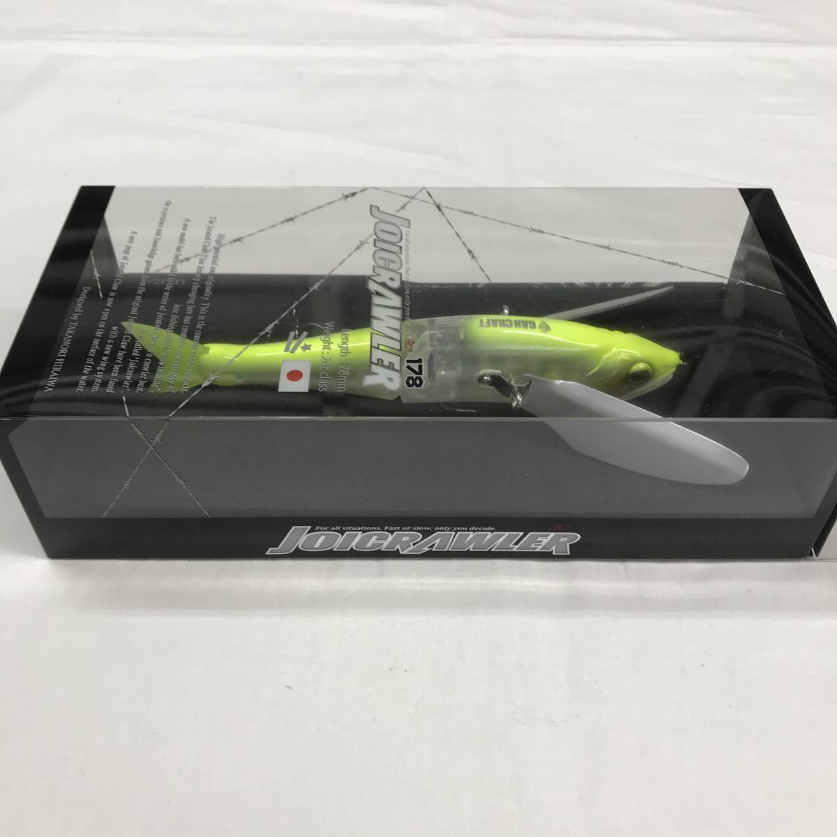 【限定セール，人気】 tb3102 品 ガンクラフト 鮎邪ジョイクローラー 178 ファーストショット生産モデル #フラッシングクリアーチャート鮎(ノイジー)｜売買されたオークション情報、yahooの商品情報をアーカイブ公 淡水