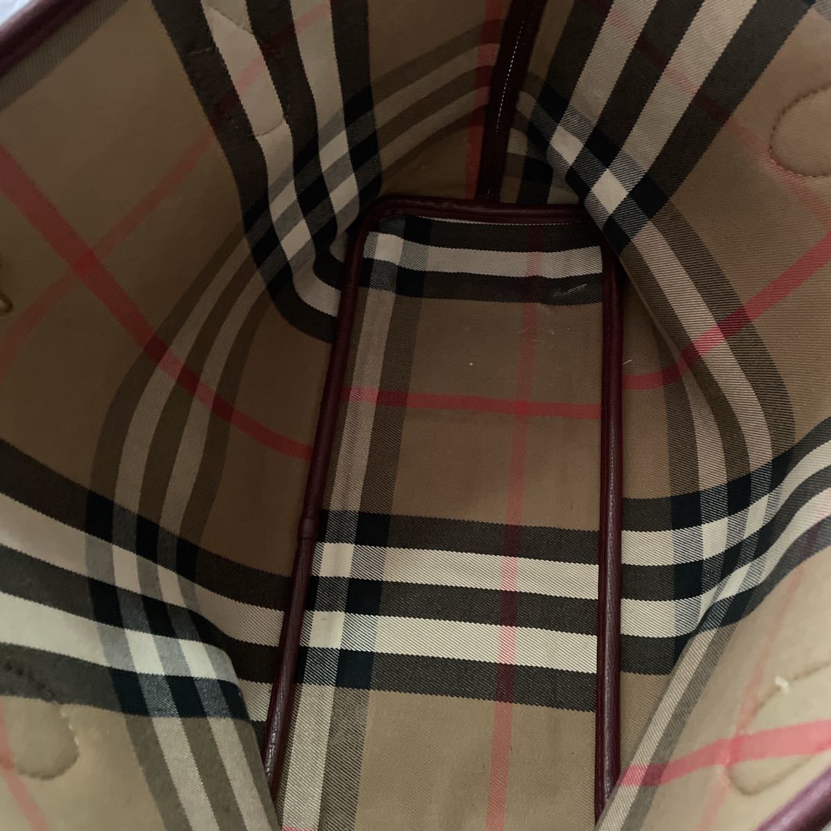 1円 □極美品□ BURBERRY バーバリー トートバッグ 肩掛け ノバ