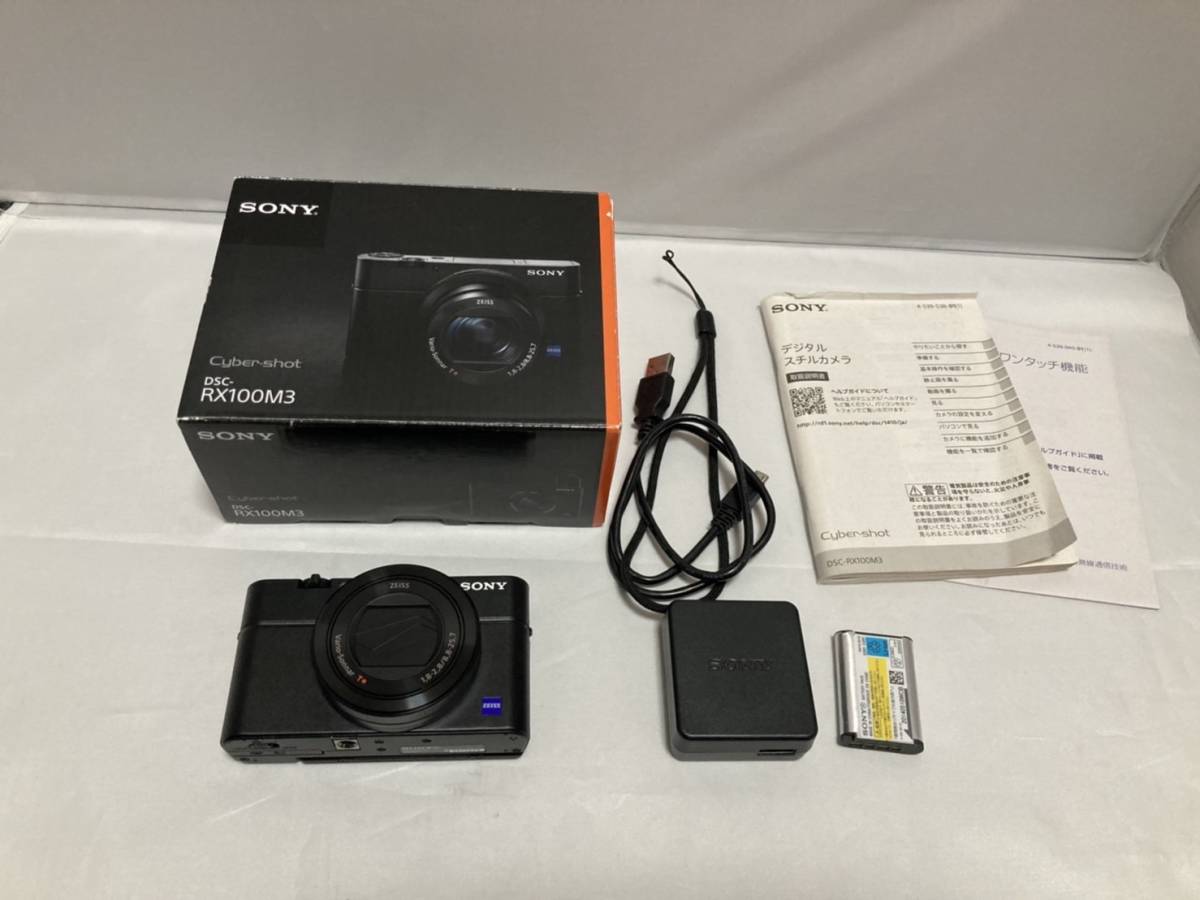  極上 Sonyソニー Cyber-Shot DSC-RX100 M3 元箱(ソニー)｜売買されたオークション情報、yahooの商品情報をアーカイブ公開 - オークファン コンパクトデジタルカメラ用