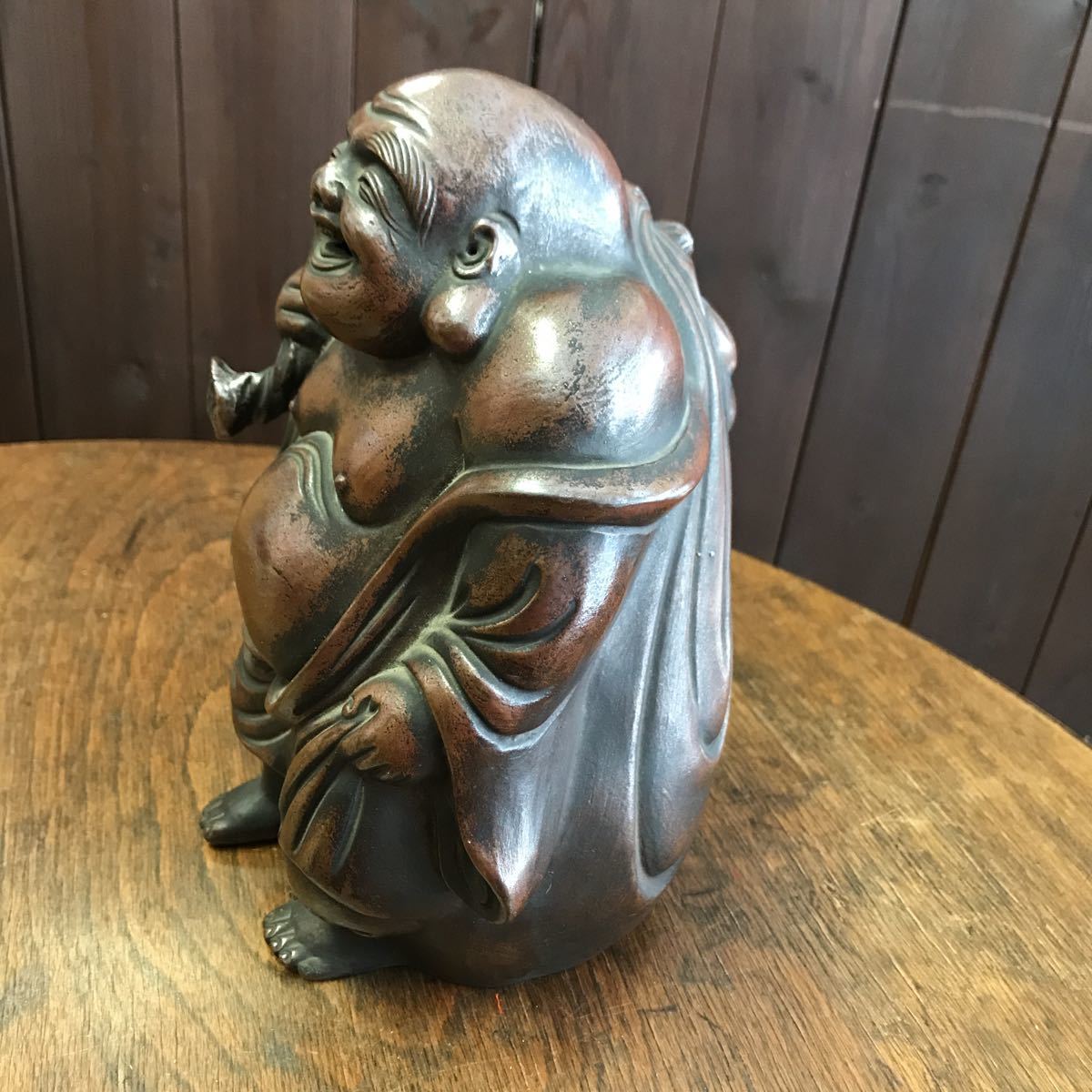 布袋様 備前焼 置物 縁起物 七福神 金運繁栄開運 備前布袋床飾 2026年