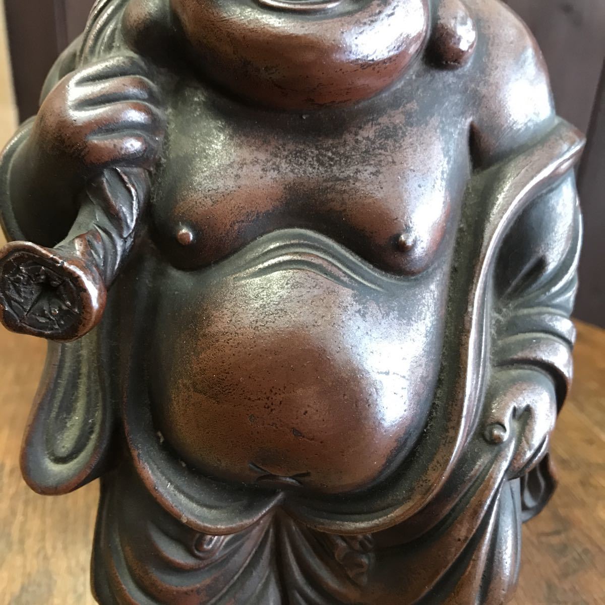 布袋様 備前焼 置物 縁起物 七福神 金運繁栄開運 備前布袋床飾 2026年