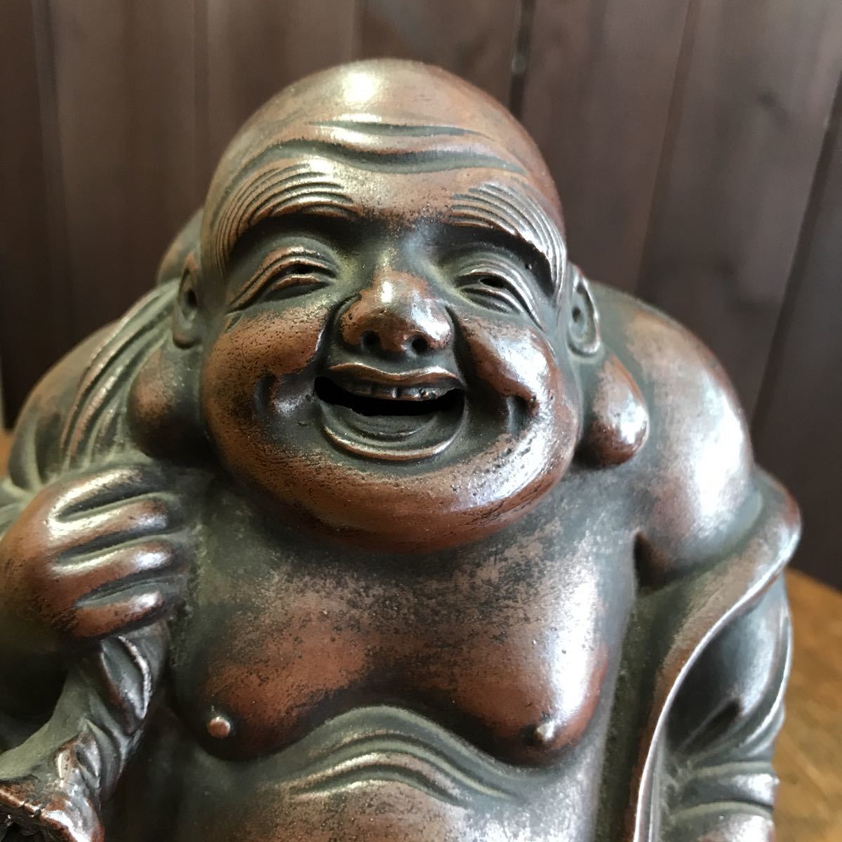 布袋様 備前焼 置物 縁起物 七福神 金運繁栄開運 備前布袋床飾 2026年
