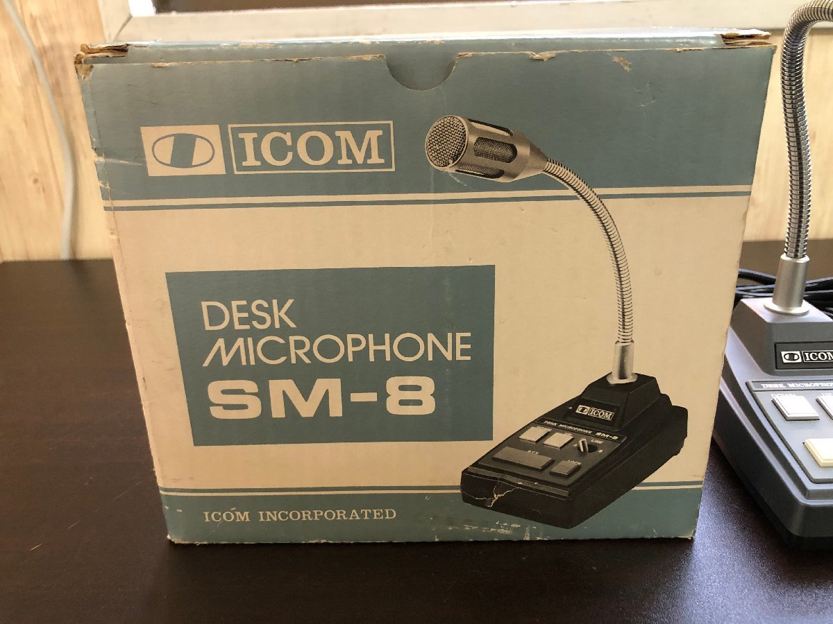 o-KA-00049 ICOM アイコム デスクマイクロフォン SM-8 アイコム製の