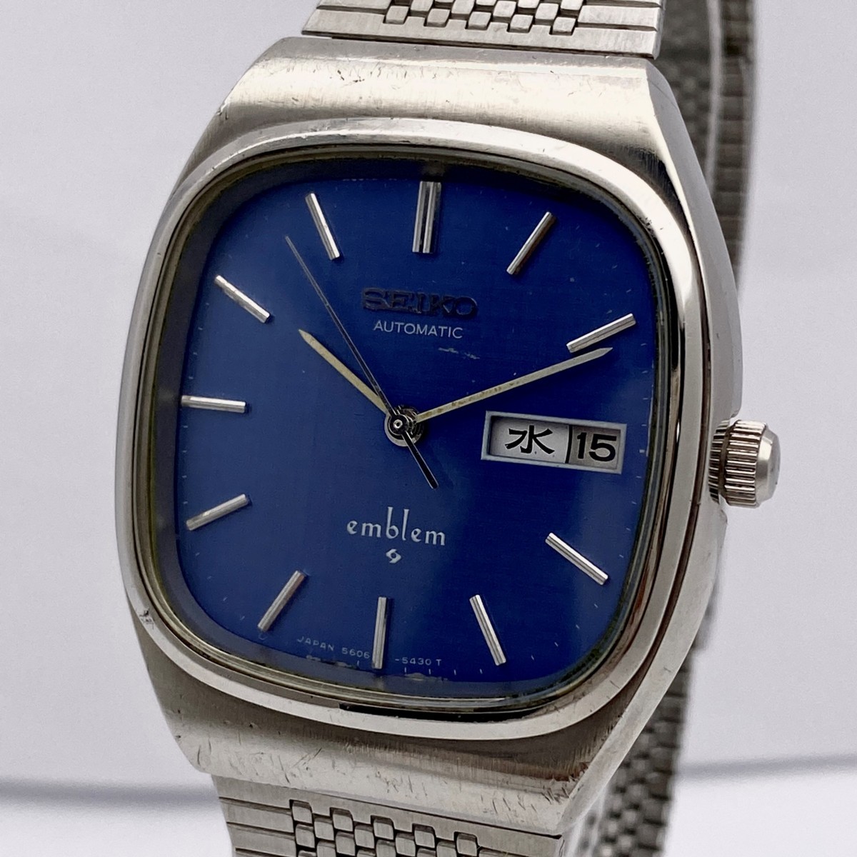 セイコー Seiko エンブレム デイデイト 5606-5230 メンズ 自動巻き 