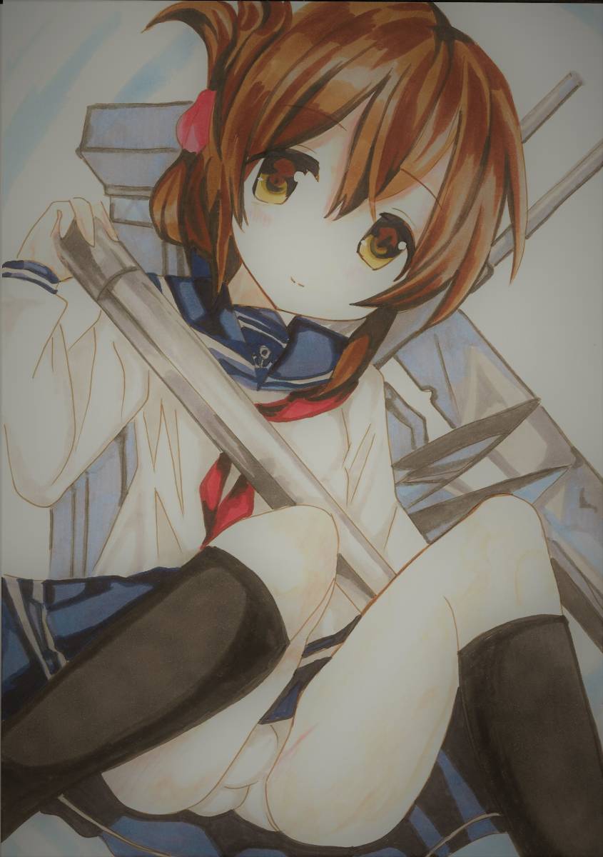 手描きイラスト 艦これ 電 12 手描きイラスト 売買されたオークション情報 Yahooの商品情報をアーカイブ公開 オークファン Aucfan Com