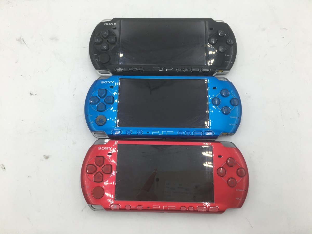 PSP Portable SONY Playstation PlayStation PSP-1000 Console PSP-3000 プレイステーション・ポータブル Blue Vibrant ♪△SONY ソニーPSP com: | ソフトセット