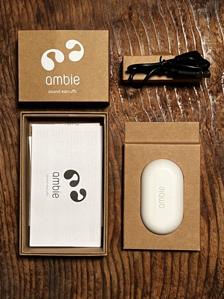 ambie sound earcuffs (AM-TW01/WC) White Silicone Earphone Case For