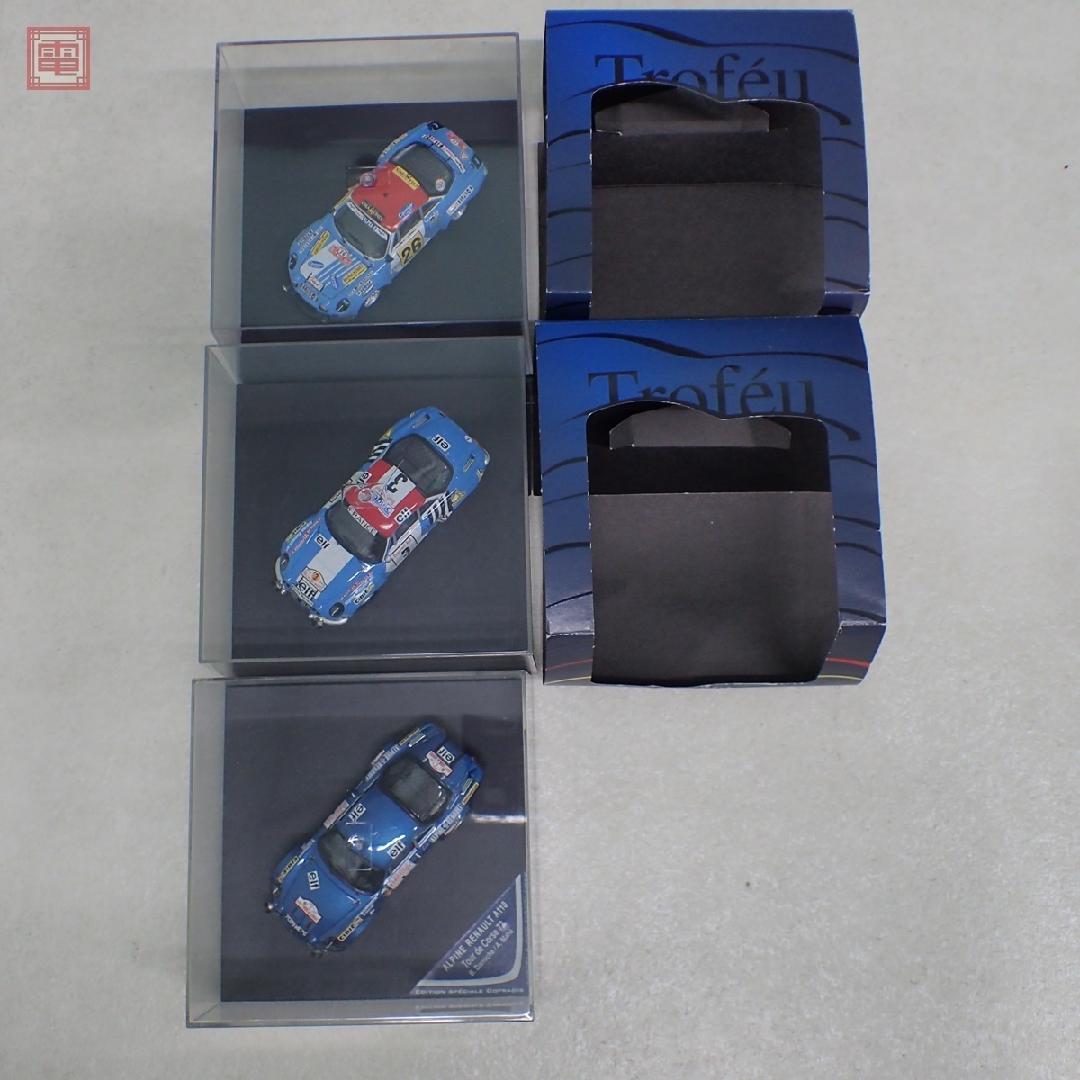 トロフュー 1/43 アルピーヌ ルノー A110 1st モロッコラリー 1974 No 