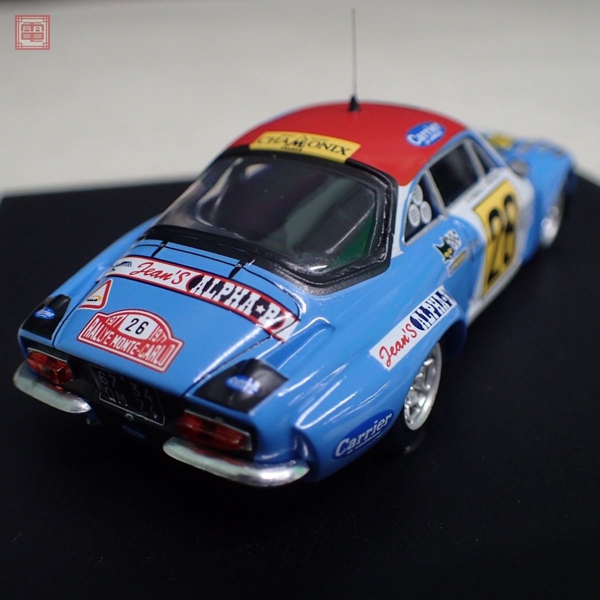 トロフュー 1/43 アルピーヌ ルノー A110 1st モロッコラリー 1974 No 