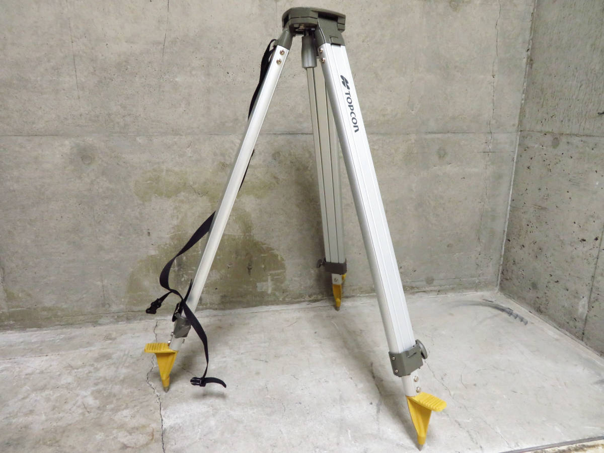 TOPCON トプコン TP-210T 平面頭 良品 クイックロック式 軽量 測量用アルミ三脚 TP‑210TC トプコン（TOPCON）のレベル用三脚を買取いたしました 測量機器 トプコン（TOPCON） 金属製三脚 （平面） TP-210Tの中古 tp－210tの通販