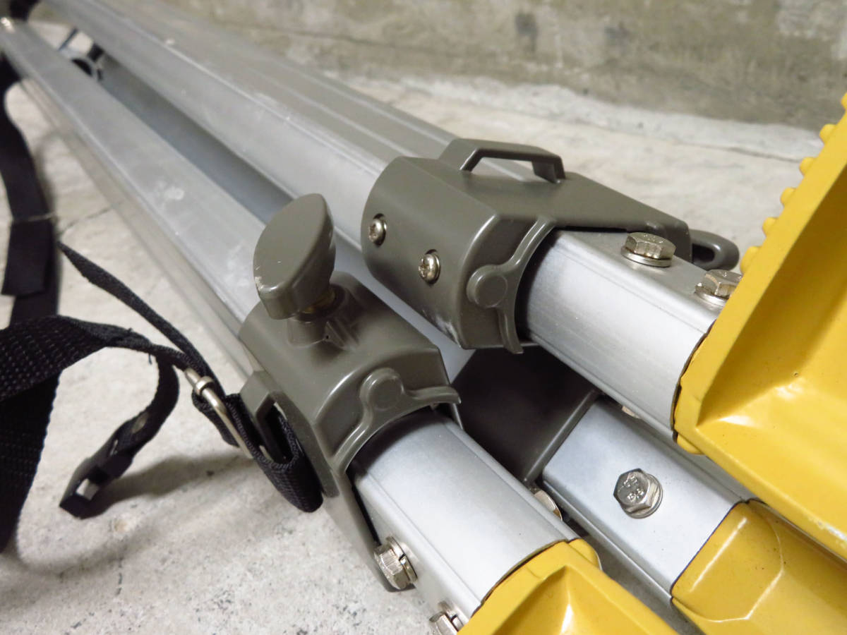 TOPCON トプコン TP-210T 平面頭 良品 クイックロック式 軽量 測量用アルミ三脚 TP‑210TC トプコン（TOPCON）のレベル用三脚を買取いたしました 測量機器 トプコン（TOPCON） 金属製三脚 （平面） TP-210Tの中古 tp－210tの通販