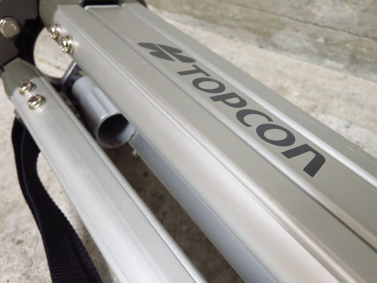 TOPCON トプコン TP-210T 平面頭 良品 クイックロック式 軽量 測量用アルミ三脚 TP‑210TC トプコン（TOPCON）のレベル用三脚を買取いたしました 測量機器 トプコン（TOPCON） 金属製三脚 （平面） TP-210Tの中古 tp－210tの通販