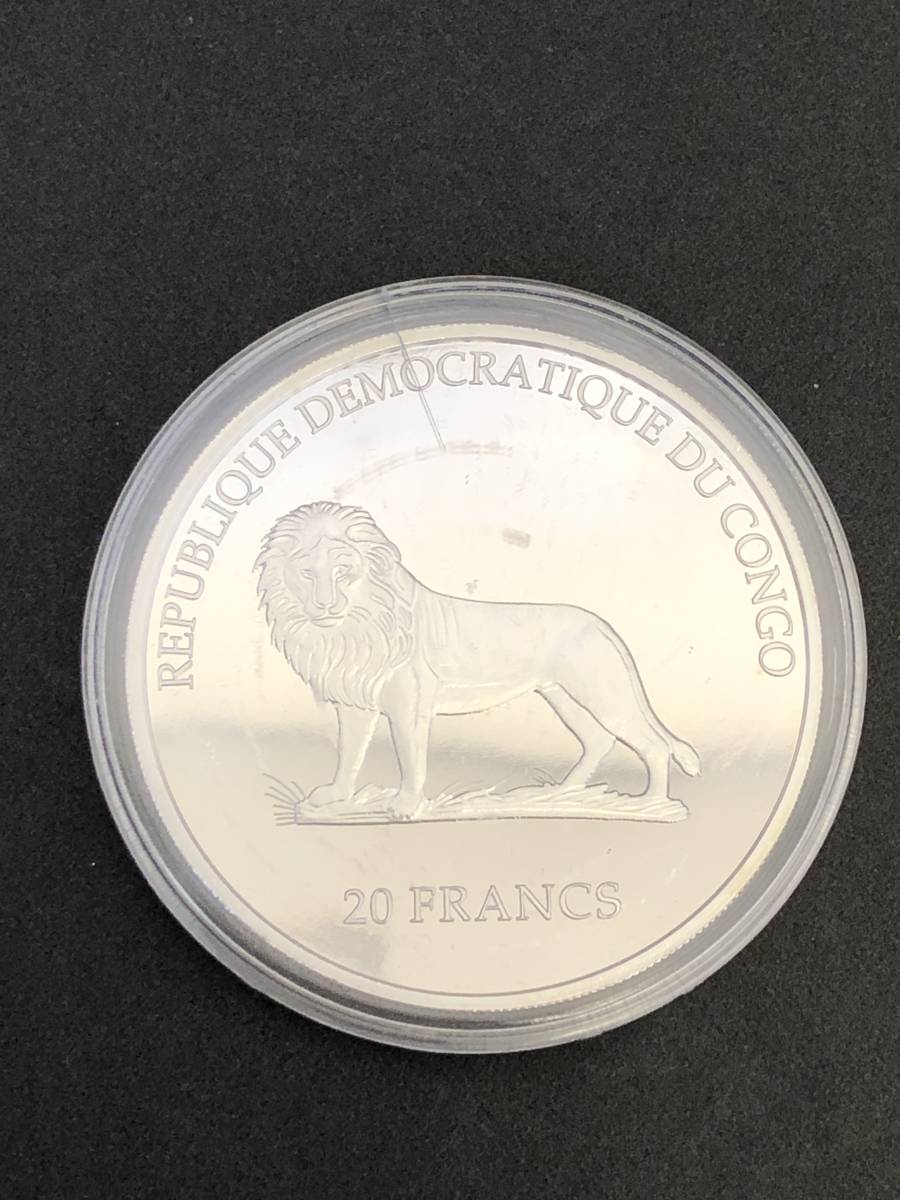 銀貨 20フラン 2000年 コンゴ民主共和国 コンゴ 62g 純銀999 Yahoo