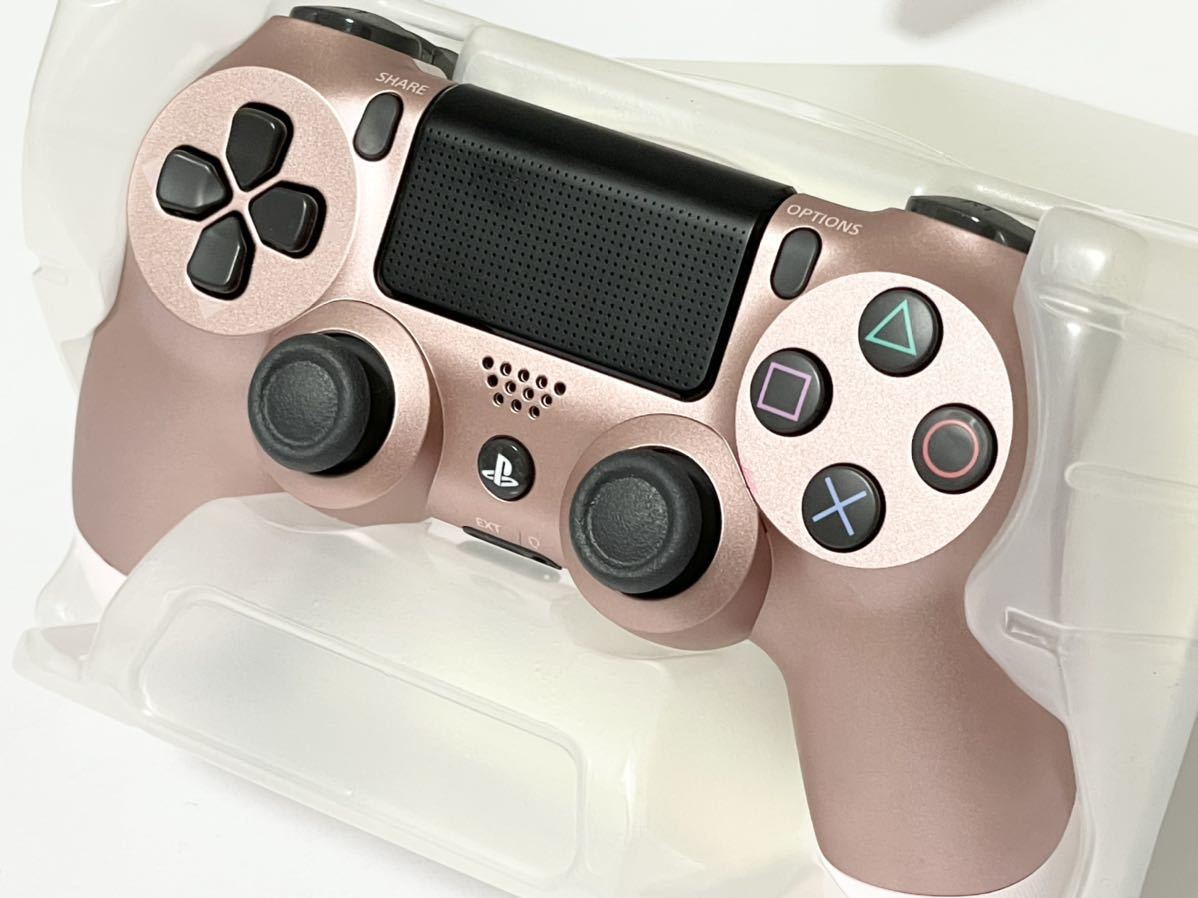 【赤字超特価，大得価】 極 ワイヤレスコントローラー DUALSHOCK 4 ローズ ゴールド(アクセサリ、周辺機器)｜売買されたオークション情報、yahooの商品情報をアーカイブ公開 - オークファン アクセサリ、周辺機器
