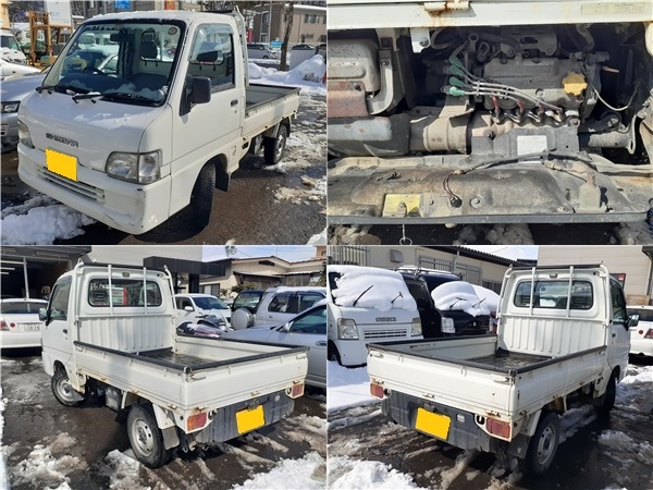 山形発!! H13 スバル TT2 サンバートラック TB 4WD 車検有 R5.10迄 売切!!