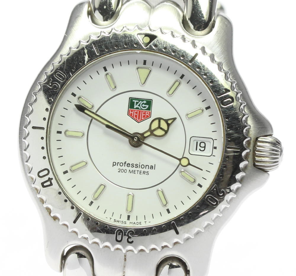 【稼働中】タグホイヤー セル プロフェッショナル WG1212-K0 TAG HEUER】タグホイヤー セル デイト WG1212-K0 クォーツ ボーイズ