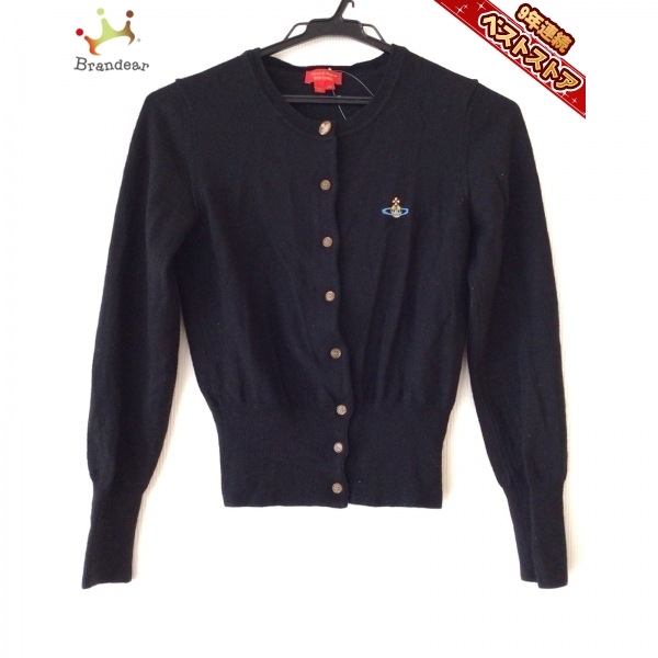 赤字超特価，低価 ヴィヴィアンウエストウッドレッドレーベル VivienneWestwoodRedLabel カーディガン サイズM - 黒 レディース 長袖 トップス(カーディガン)｜売買されたオークション情報、yahooの商品情報をアーカ 女性用
