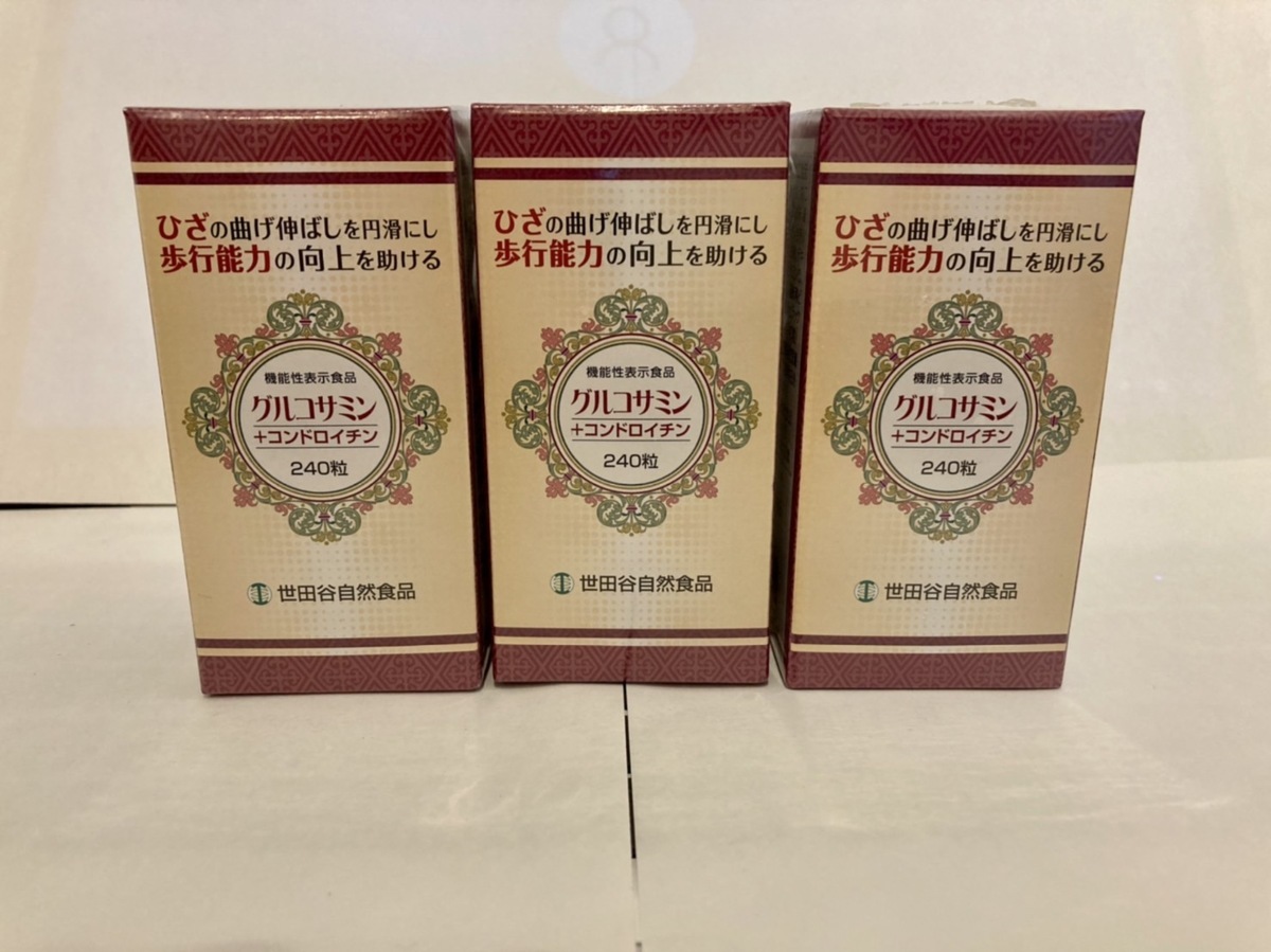 世田谷自然食品グルコサミン＋コンドロイチン120粒4袋 【公式通販】