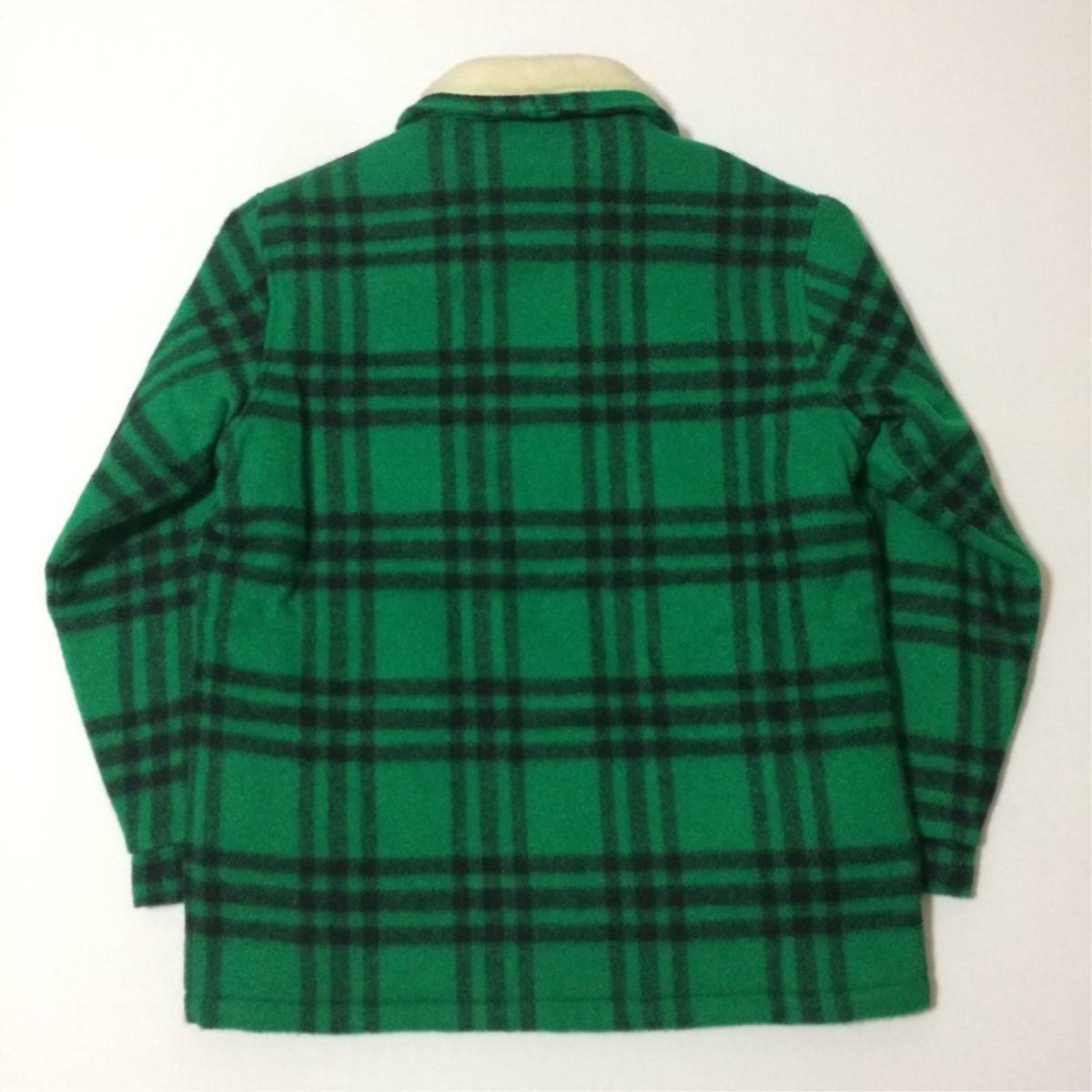 デッドストック] Woolrich 80s USA製 裏ボア ライナー グリーン 緑格子 