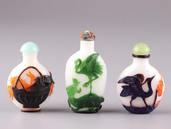 Yahoo!オークション - 中国古玩 唐物 乾隆ガラス 鼻煙壷 時代物 極上品
