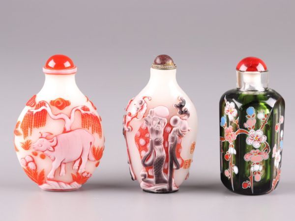 Yahoo!オークション - 中国古玩 唐物 乾隆ガラス 鼻煙壷 時代物 極上品