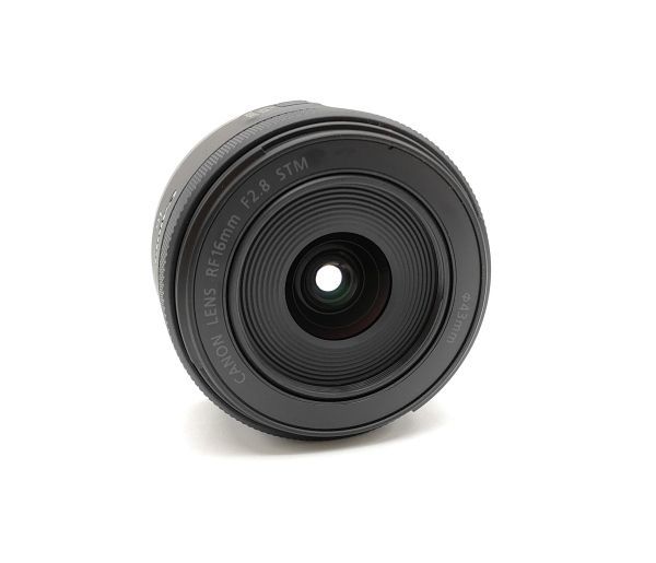 CANON RF16mm F2.8 STM 多少使用感はありますが目立つキズ 【公式通販】
