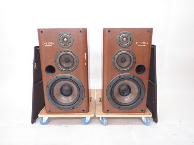  ONKYO オンキョー D-77MRX 3ウェイスピーカー ペア &there4; 64C63-1(スピーカー本体)｜売買されたオークション情報、yahooの商品情報をアーカイブ公開 - オークファン ONKYO
