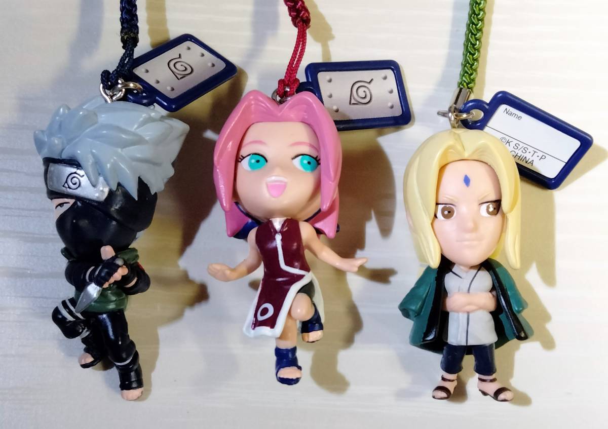 NARUTO ネックストラップホルダー ナルト サスケ 2種セット | ヤマダ