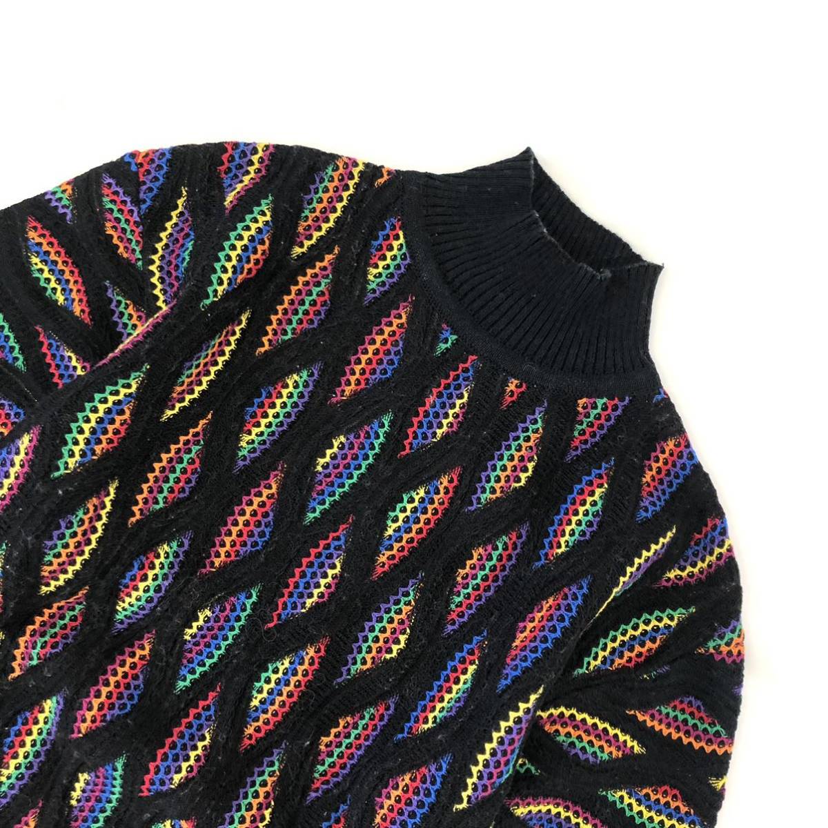 Pb22 COOGI クージー ニットセーター カラフルニット コットンニット 
