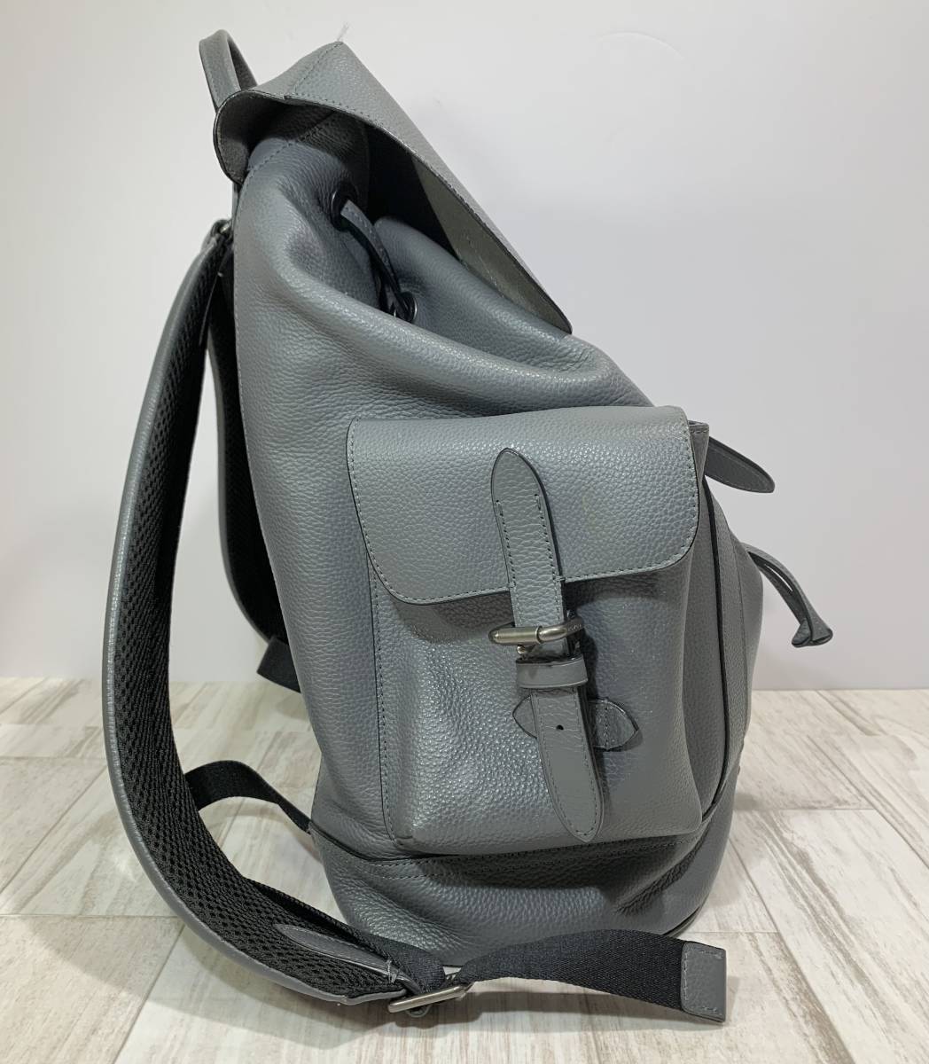 COACH ハドソン バックパック ネイビー×グレー 1円～/売り切り/定価11万☆20SS限定モデル/国内正規品】COACH コーチ
