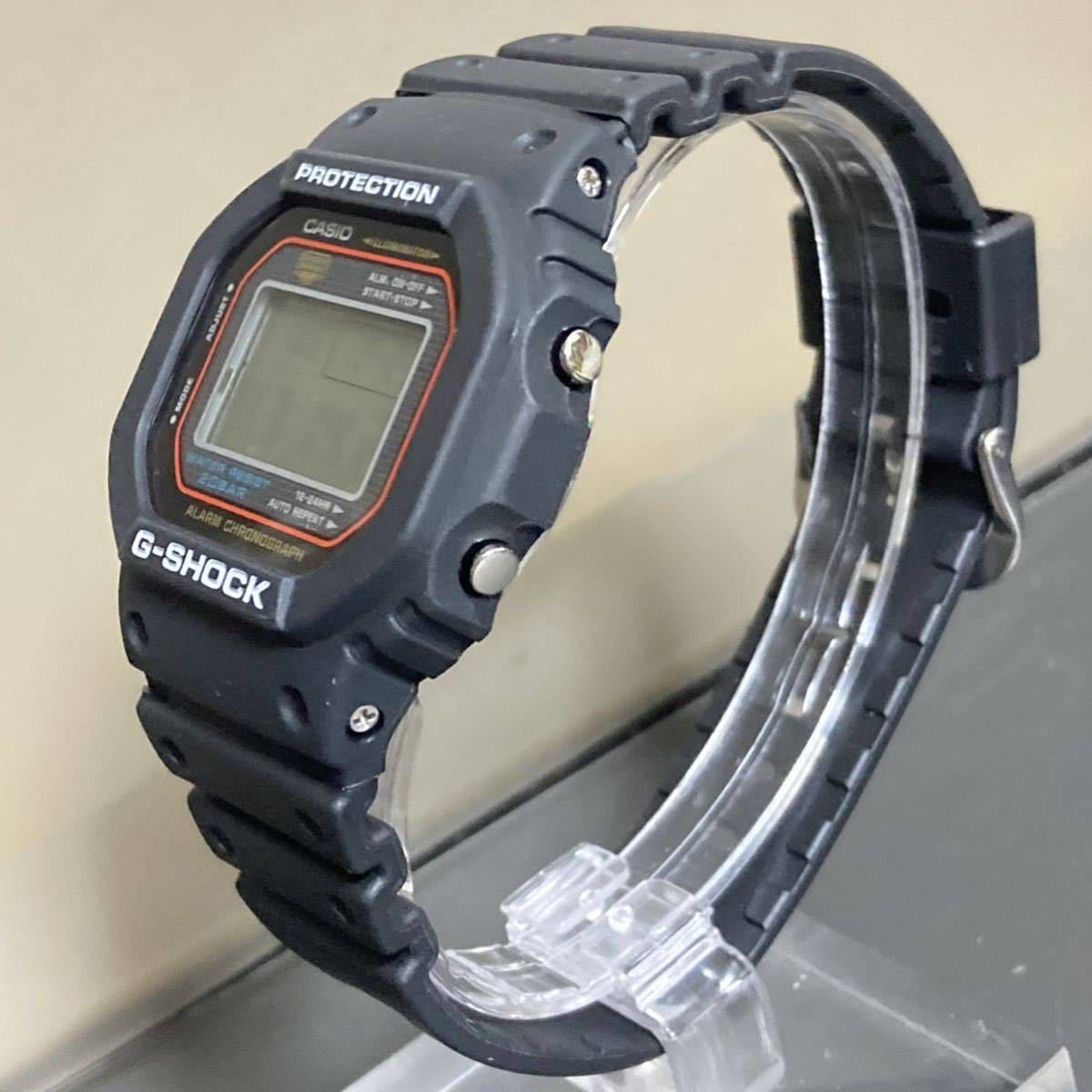 未使用 極美品 箱説タグ付G-SHOCK DW-5000-1JF DW-5000C復刻モデル 