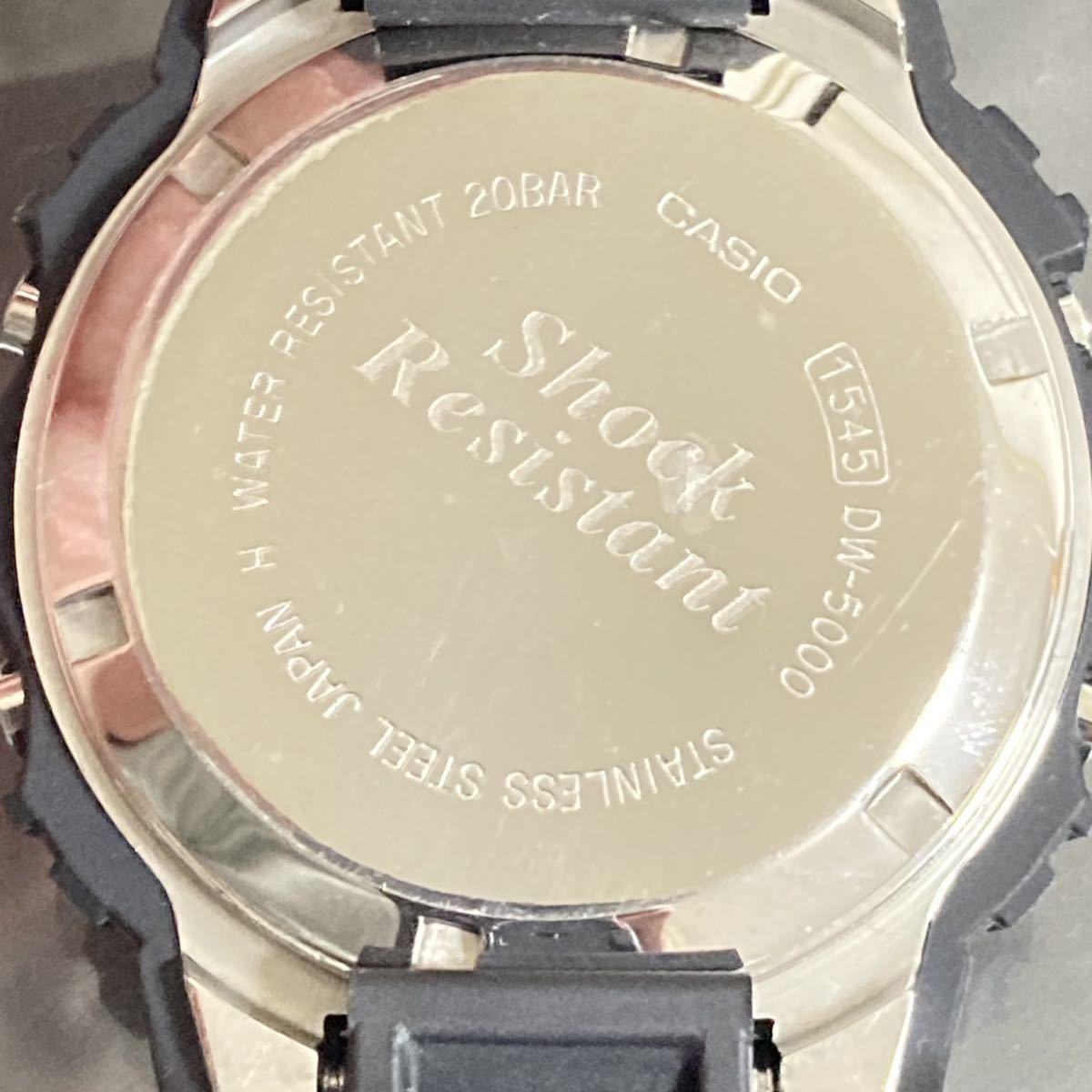 未使用 極美品 箱説タグ付G-SHOCK DW-5000-1JF DW-5000C復刻モデル 